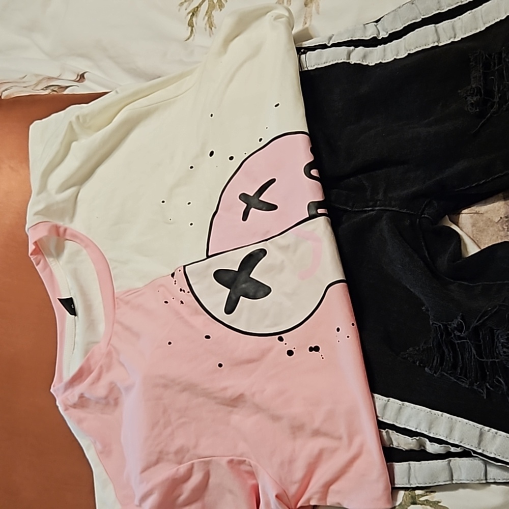 Rue 21 mens jeans 28/30 & shein shirt small